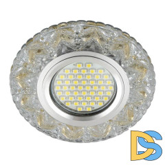 Встраиваемый светильник Fametto Luciole DLS-L146 Gu5.3 Glassy/Gold