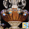 Подвесная люстра Bohemia Ivele Crystal AL79101/10+5/250/2D A WMG P Shampan/M-1G
