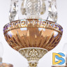 Подвесная люстра Bohemia Ivele Crystal AL79101/10+5/250/2D A WMG P Shampan/M-1G