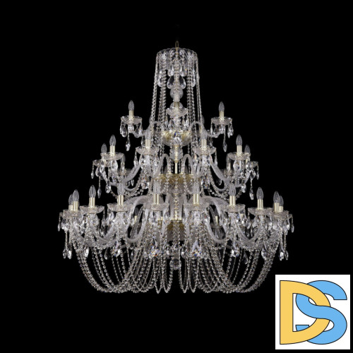 Подвесная люстра Bohemia Ivele Crystal 1402/20+10+5/460/3d G