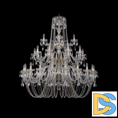 Подвесная люстра Bohemia Ivele Crystal 1402/20+10+5/460/3d G