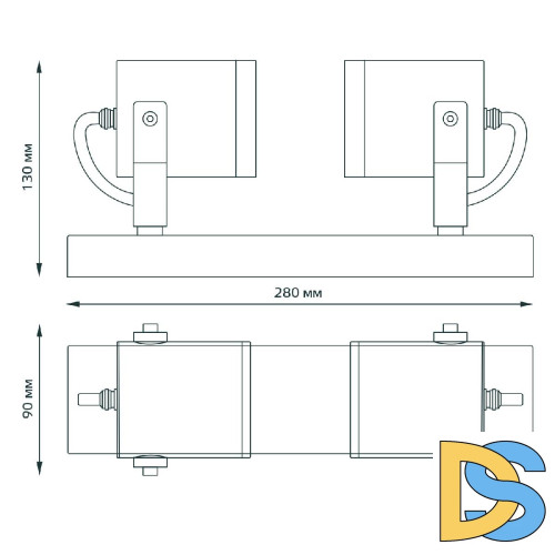 Уличный настенный светильник Gauss Sonata GD153