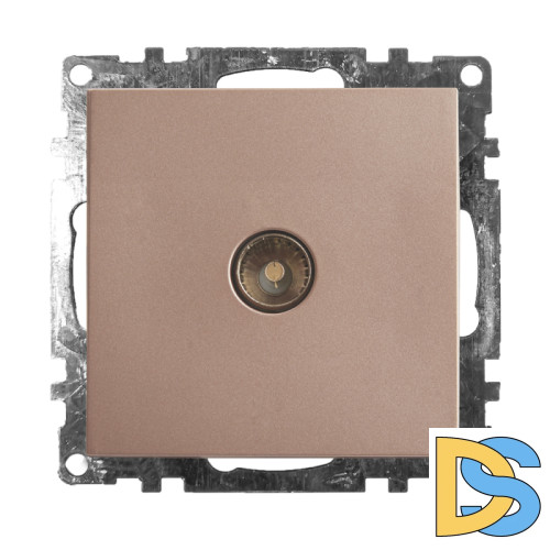 Розетка телевизионная 1-местная Stekker Катрин 39600