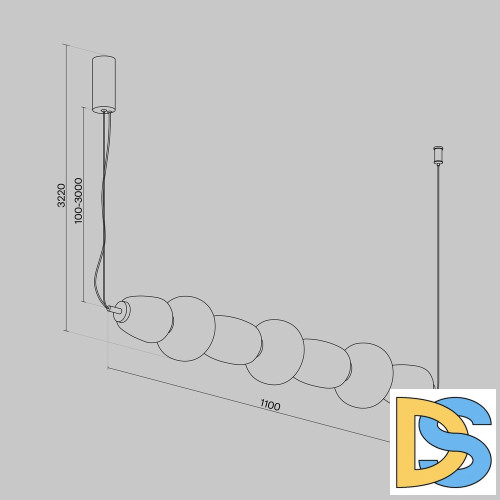 Подвесная люстра Maytoni Pattern MOD267PL-L42CH3K