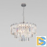 Подвесная люстра Eurosvet Elegante 10130/8 хром/прозрачный хрусталь Strotskis a060642