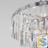 Подвесная люстра Eurosvet Elegante 10130/8 хром/прозрачный хрусталь Strotskis a060642