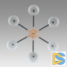 Люстра на штанге Lumion Colange 8096/6C