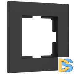 Рамка на 1 пост Werkel Slab черный матовый W0012908 4690389193293 a062799