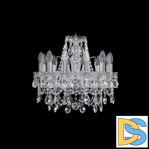 Подвесная люстра Bohemia Ivele Crystal 1411/12/141 Ni