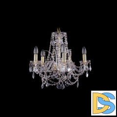 Подвесная люстра Bohemia Ivele Crystal 1411/5/160 G Leafs