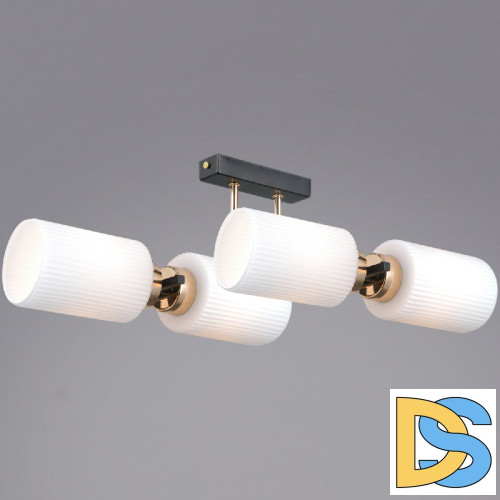 Потолочная люстра Illumico IL0809-4ASQ-25 BK AB NAPLES