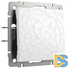 Выключатель одноклавишный проходной (белый) W1212001