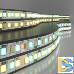 Светодиодная лента Elektrostandard 24V 16W 240Led 2835+2835 IP20 MIX теплый белый/холодный белый, 5м 4690389170232