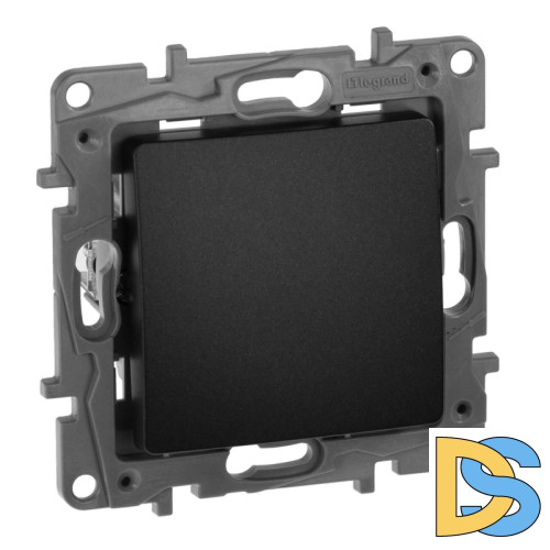 Переключатель одноклавишный промежуточный Legrand Etika 10A 250V антрацит 672609