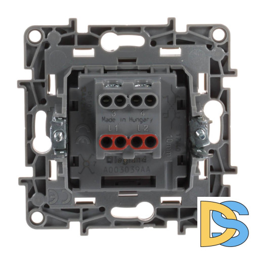 Переключатель одноклавишный промежуточный Legrand Etika 10A 250V антрацит 672609