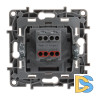 Переключатель одноклавишный промежуточный Legrand Etika 10A 250V антрацит 672609