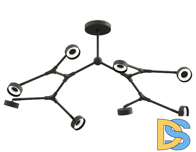 Корпус люстры на штанге поворотный Ambrella Light Diy spot C9060