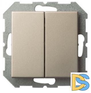 Выключатель Epsilon 2кл. шампань