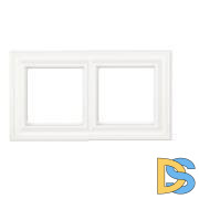 Рамка двухместная Jung EPD482WWM