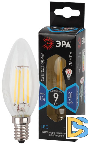 Лампа светодиодная Эра E14 9W 4000K F-LED B35-9w-840-E14 Б0046995