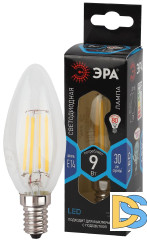 Лампа светодиодная Эра E14 9W 4000K F-LED B35-9w-840-E14 Б0046995