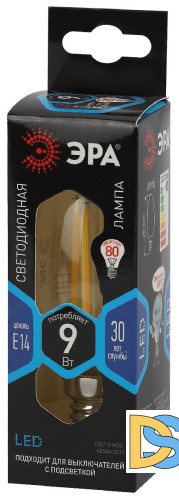 Лампа светодиодная Эра E14 9W 4000K F-LED B35-9w-840-E14 Б0046995