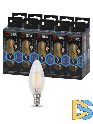 Лампа светодиодная Эра E14 9W 4000K F-LED B35-9w-840-E14 Б0046995