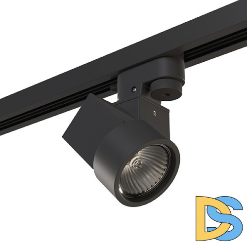 Трековый светильник Lightstar Track 1 black A1T051027 (592027+051027)