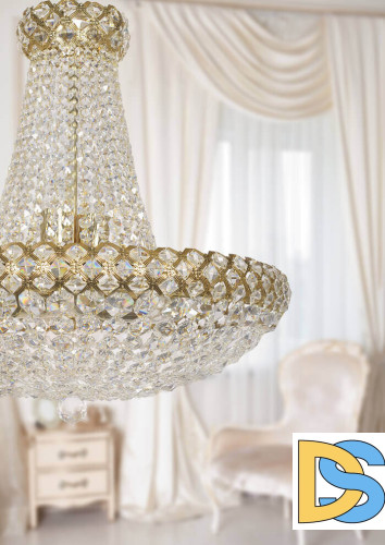 Люстра на штанге Arti Lampadari Asti E 1.5.50.600 G