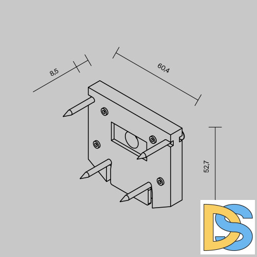 Торцевая заглушка Maytoni Exility TRA034D-EC-422W