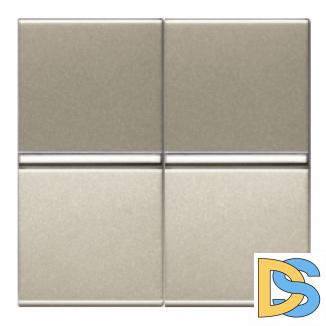 Переключатель 2кл проходной ABB Niessen Zenit Шампань