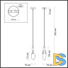 Подвесной светильник Odeon Light Lia 6695/5L