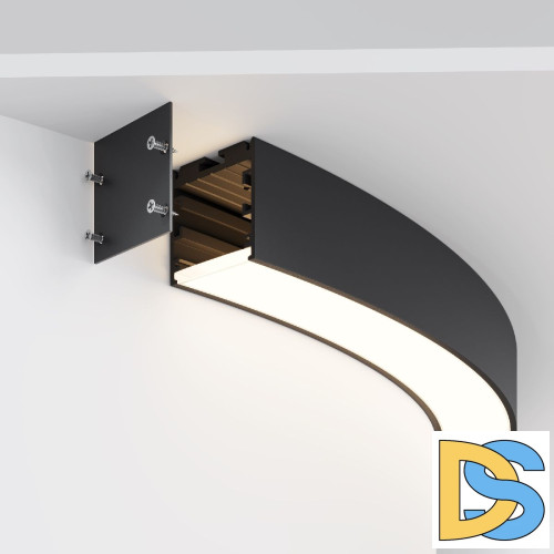 Радиусный профиль Maytoni Led strip ALM-3535R-B-D-90°-0.8M