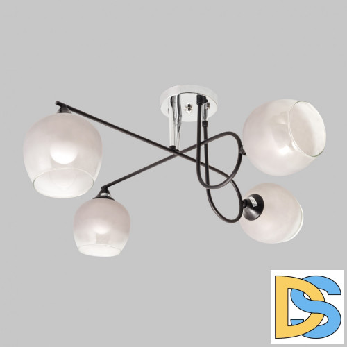 Потолочная люстра IMEX MD.4243-4-S-BK+CH