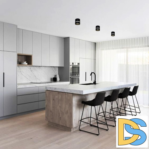 Накладной светильник Reluce 53017-9.5-001MN GX53 BK