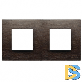 Рамка 2 поста (4 модуля) ABB Zenit Венге