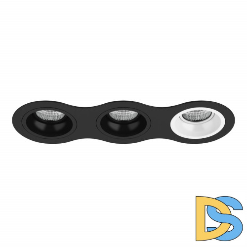 Встраиваемый светильник Lightstar D637070706 (214637+214607+214607+214606)