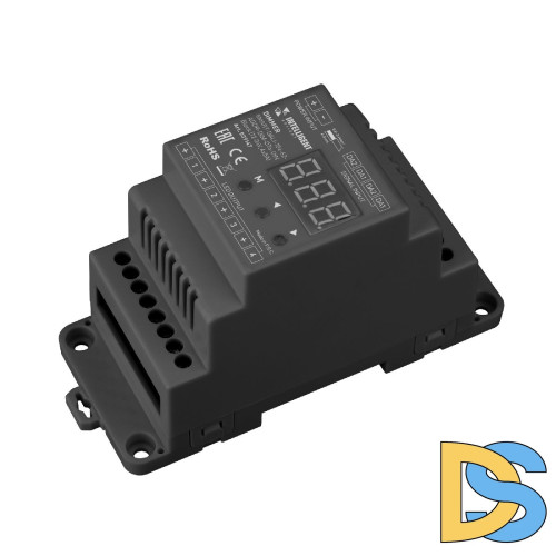 Диммер Arlight SMART-DALI-104-62-ADDR-DIM-DT6-DIN Black (12-24V, 4x5A) 039147