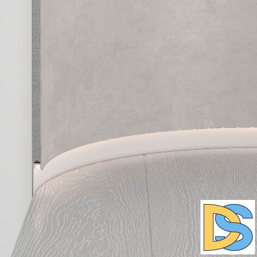 Алюминиевый профиль Arlight PLINTUS-FANTOM-BENT-H35-SIDE-2000 WHITE 043675(1)