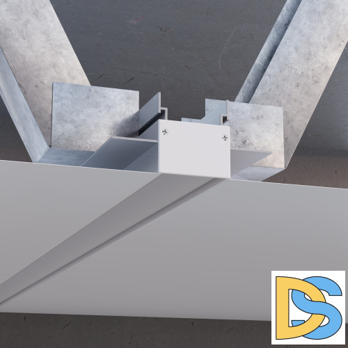 Алюминиевый профиль для натяжного/подвесного потолка Apeyron 08-56