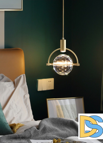 Подвесной светильник DeLight Collection 2121P/A brass/clear