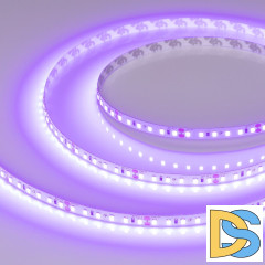 Светодиодная лента Arlight RT-A120-8mm 24V Violet (9.6 W/m, IP20, 2835, 5m) 043384