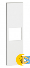 Лицевая панель для адаптеров Keystone RJ45 1 модуль.Белый. Btichino Living Now