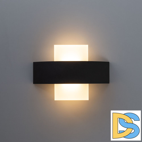 Уличный настенный светодиодный светильник Arte Lamp Croce A1444AP-1BK