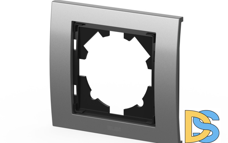 Рамка одноместная ELBI Zena Platin 500-073600-271