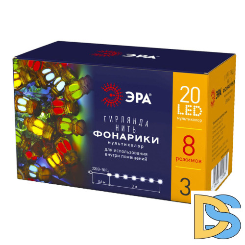 Светодиодная гирлянда ЭРА ENIN-3F Б0041897