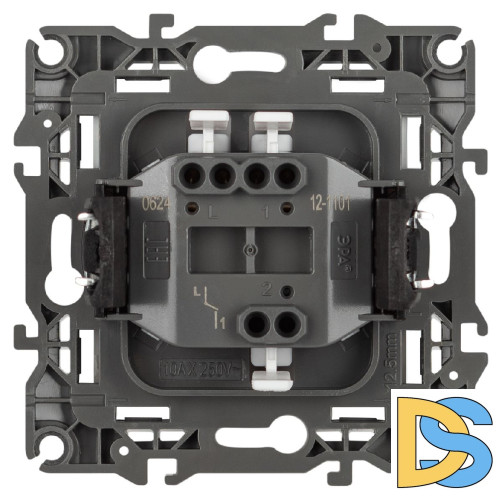 Выключатель одноклавишный Эра 12-1101-01М Б0065666