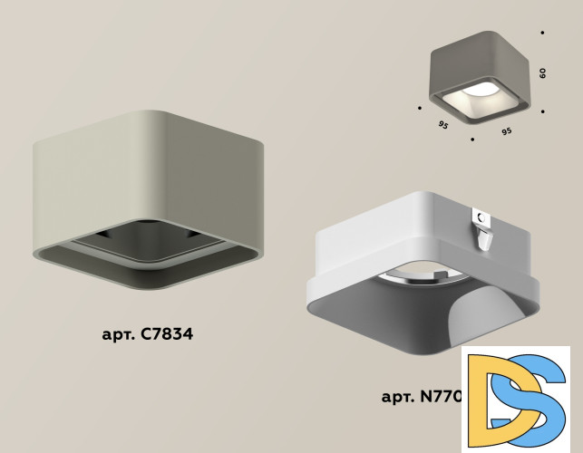 Накладной светильник Ambrella Light Techno XS7834001