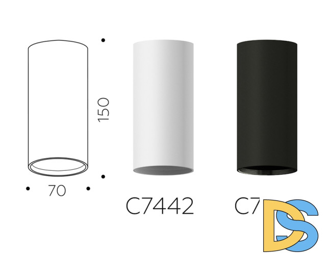 Корпус светильника накладной Ambrella Light DIY Spot C7443