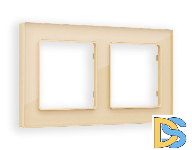 Рамка двухместная Ambrella Volt Platos AF330602